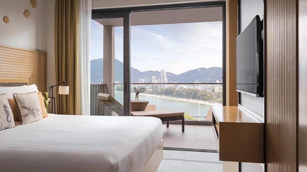 Vue depuis une Club One Bedroom Suite Ocean View Balcony à Amari Phuket