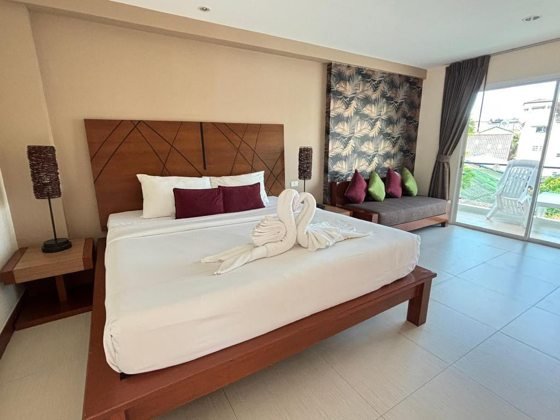 Plan d'une chambre Premier au Baramee Resortel